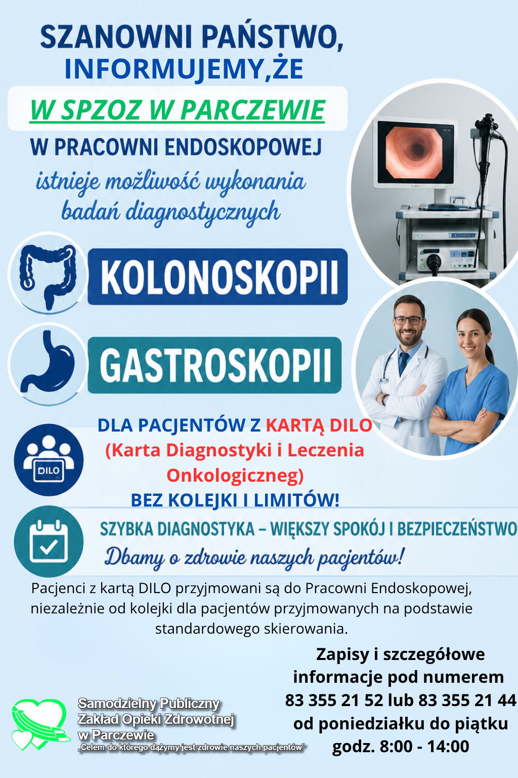 DLA PACJENTÓW Z KARTĄ DILO
