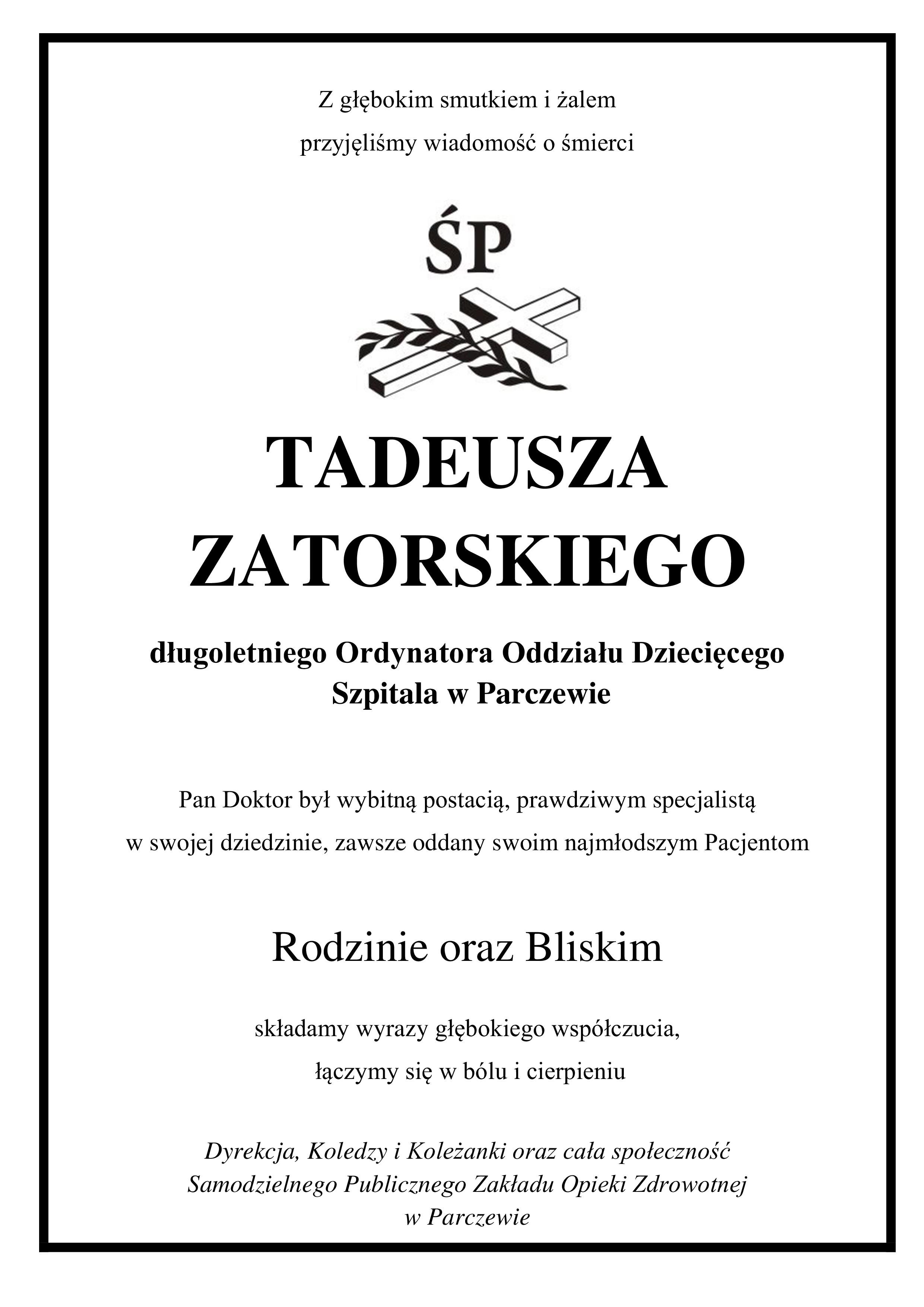 kondolencje